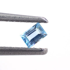 SWISS BLUE TOPAZ CUT BAGUETTE 3X2MM 0.10 Cts.