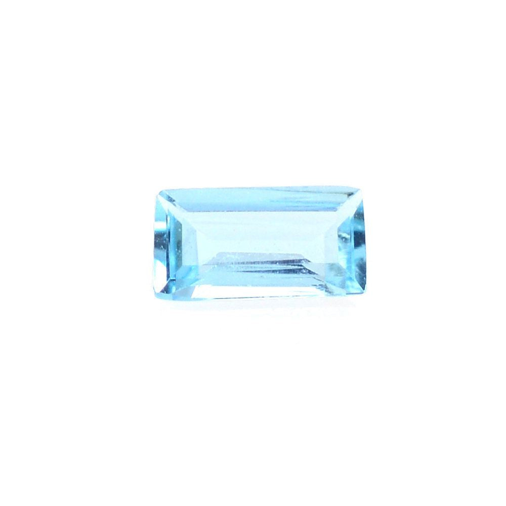 SWISS BLUE TOPAZ CUT BAGUETTE 4X2MM 0.10 Cts.