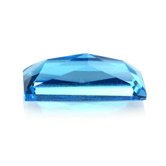 SWISS BLUE TOPAZ PRINCESS CUT BAGUETTE 12X6MM 3.26 Cts.