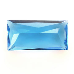 SWISS BLUE TOPAZ PRINCESS CUT BAGUETTE 12X6MM 3.26 Cts.