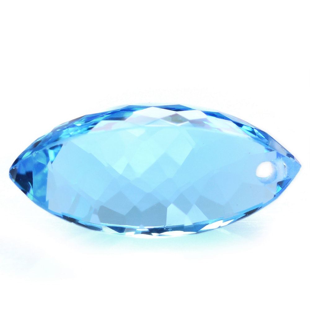 SWISS BLUE TOPAZ MARQUISE CHOPASA (FULL DRILL) (DES#12) 16X7MM 7.63 Cts.