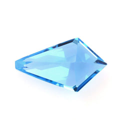 SWISS BLUE TOPAZ CUT KITE SHAPE FANCY 10X6MM 1.30 Cts.