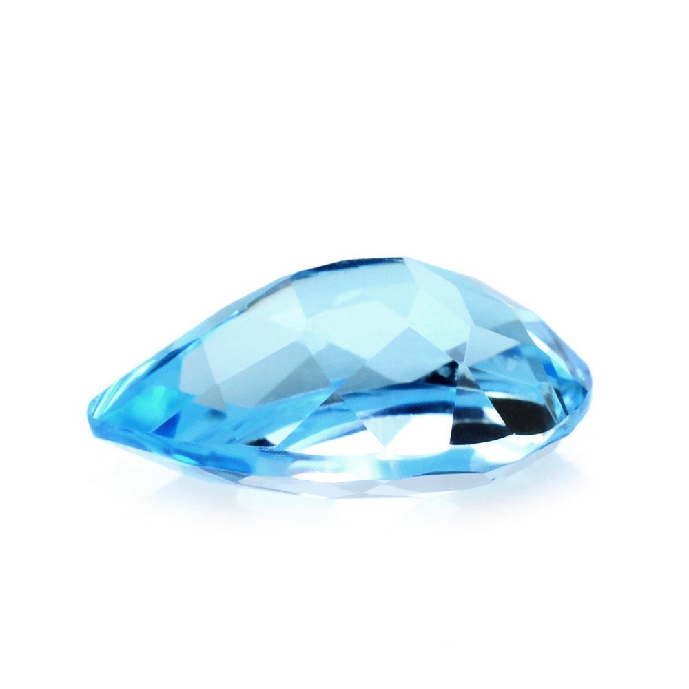 SWISS BLUE TOPAZ CUT PEAR 9X6MM 1.49 Cts.