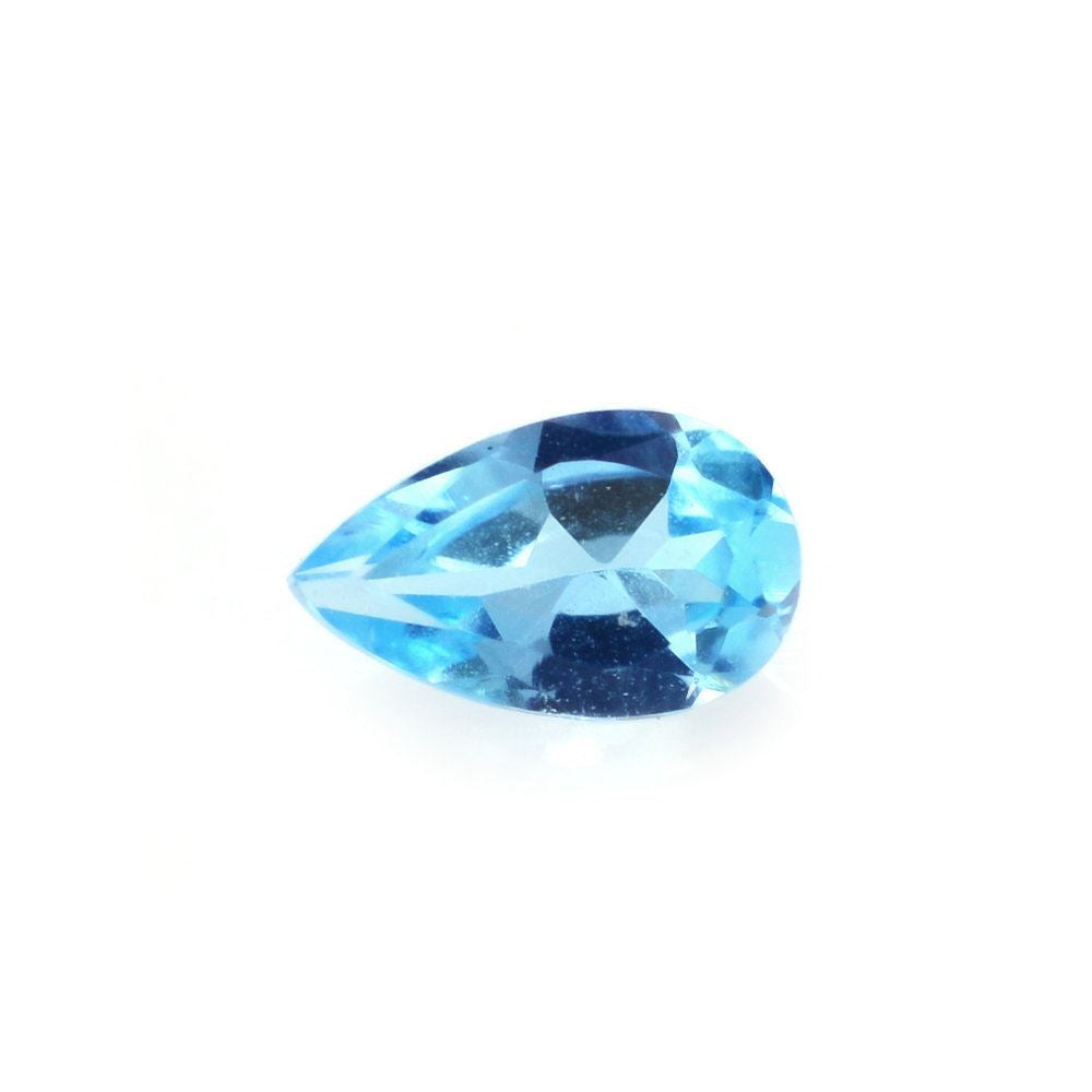 SWISS BLUE TOPAZ CUT PEAR 5X3MM 0.20 Cts.