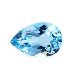 SWISS BLUE TOPAZ CUT PEAR (LITE) 9X6MM 1.45 Cts.