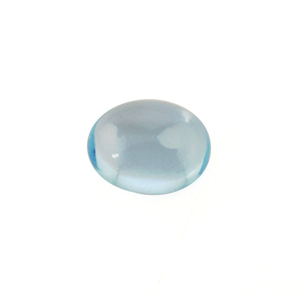 SWISS BLUE TOPAZ OVAL CAB 4X3MM 0.23 Cts.