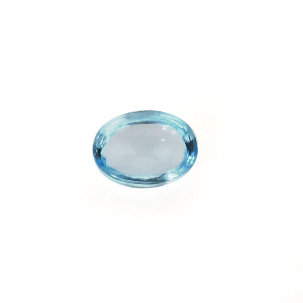 SWISS BLUE TOPAZ OVAL CAB 4X3MM 0.23 Cts.