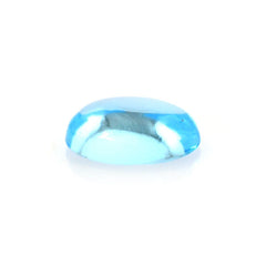 SWISS BLUE TOPAZ OVAL CAB 6X4MM 0.50 Cts.