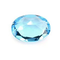 SWISS BLUE TOPAZ CUT OVAL 14X10MM 6.15 Cts.