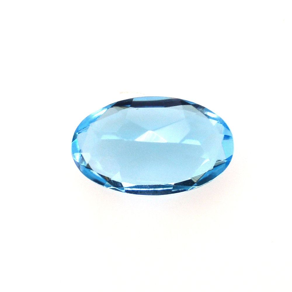 SWISS BLUE TOPAZ CUT OVAL 5X3MM 0.25 Cts.