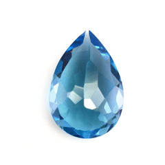 SWISS BLUE TOPAZ CUT PEAR (TOP/CLEAN) 9X6MM 1.39 Cts.