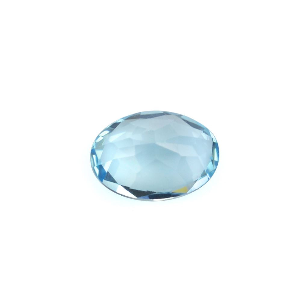 SWISS BLUE TOPAZ CUT OVAL (TOP) 7X5MM 0.89 Cts.