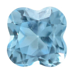 SWISS BLUE TOPAZ CUT CLOVER 4MM (TH.-3.00-3.40MM) 0.50 Cts.