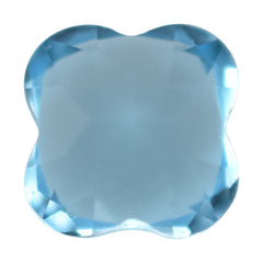 SWISS BLUE TOPAZ CUT CLOVER 4MM (TH.-3.00-3.40MM) 0.50 Cts.