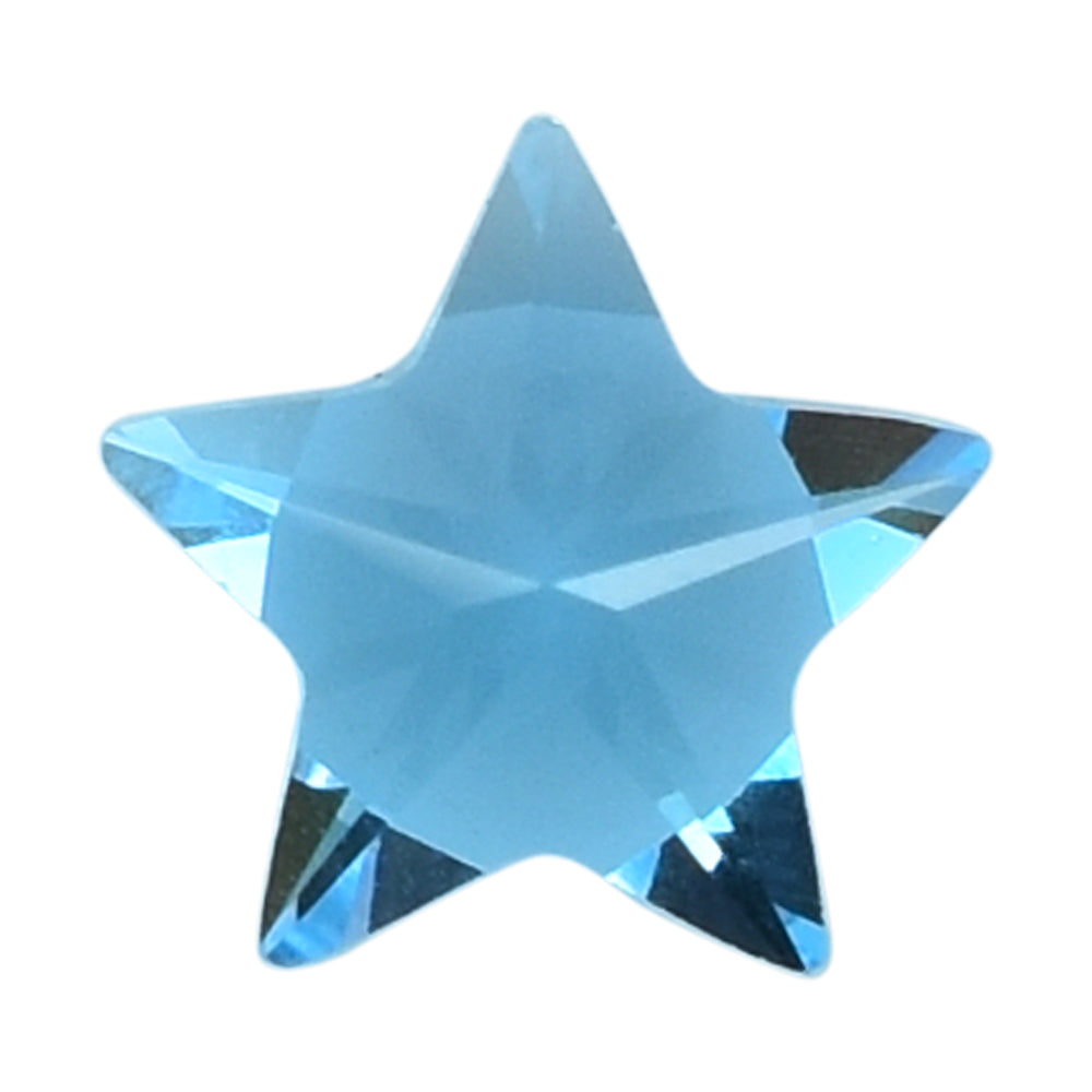 SWISS BLUE TOPAZ CUT STAR 8MM (TH.5.20-5.60MM) 1.94 Cts.