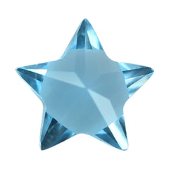 SWISS BLUE TOPAZ CUT STAR 6MM (TH.3.90-4.30MM) 0.84 Cts.