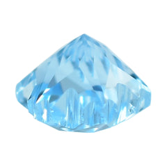 SWISS BLUE TOPAZ CUT SNOWFLAKE SHAPE 6MM (TH.-4.50MM) 1.19 Cts.