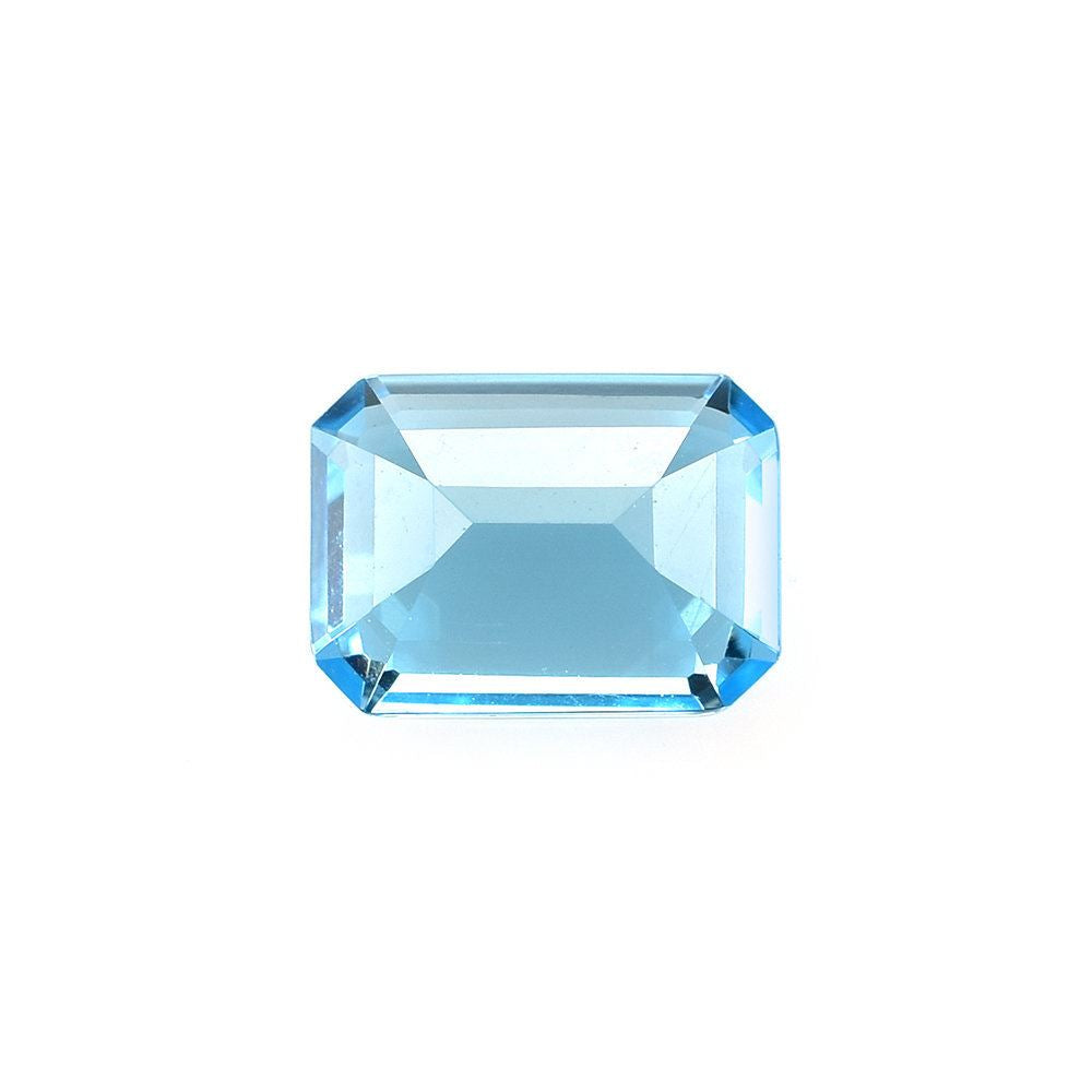 SWISS BLUE TOPAZ STEP CUT OCTAGON 7.50X7.50MM 1.35 Cts.