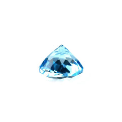 SWISS BLUE TOPAZ CHECKER CUT ROUND (BLUE/CLEAN) 6.00MM 1.20 Cts.