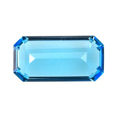 SWISS BLUE TOPAZ STEP CUT OCTAGON (BLUE/CLEAN) 16X8MM 9.40 Cts.