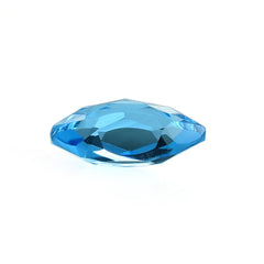 SWISS BLUE TOPAZ IRREGULAR CUT BRIOLETTE MARQUISE (NORMAL/CLEAN) 10.00X5.00MM 1.69 Cts.