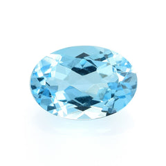 SWISS BLUE TOPAZ CUT OVAL (BABY SWISS BLUE/CLEAN) 13.00X9.00MM 5.48 Cts.