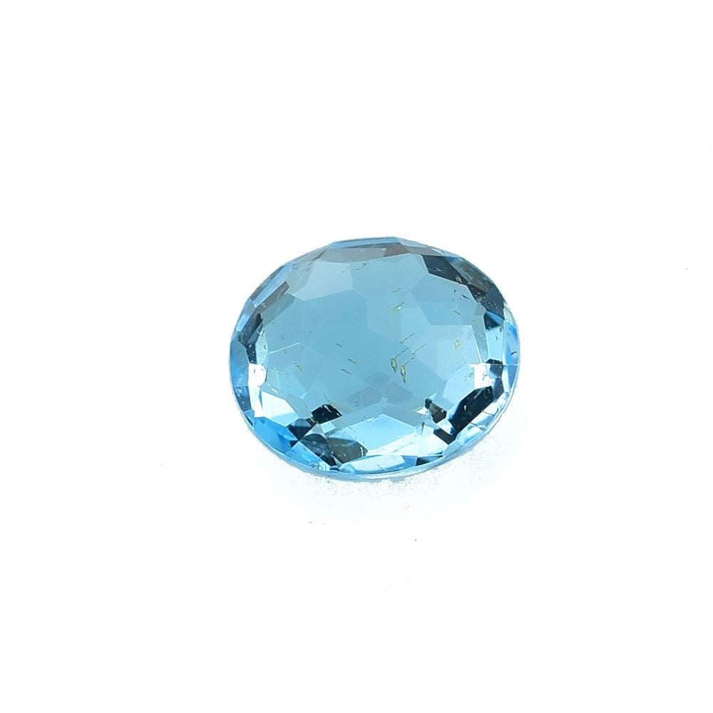 SWISS BLUE TOPAZ CUT OVAL (BABY SWISS BLUE/CLEAN) 8.00X6.00MM 1.50 Cts.