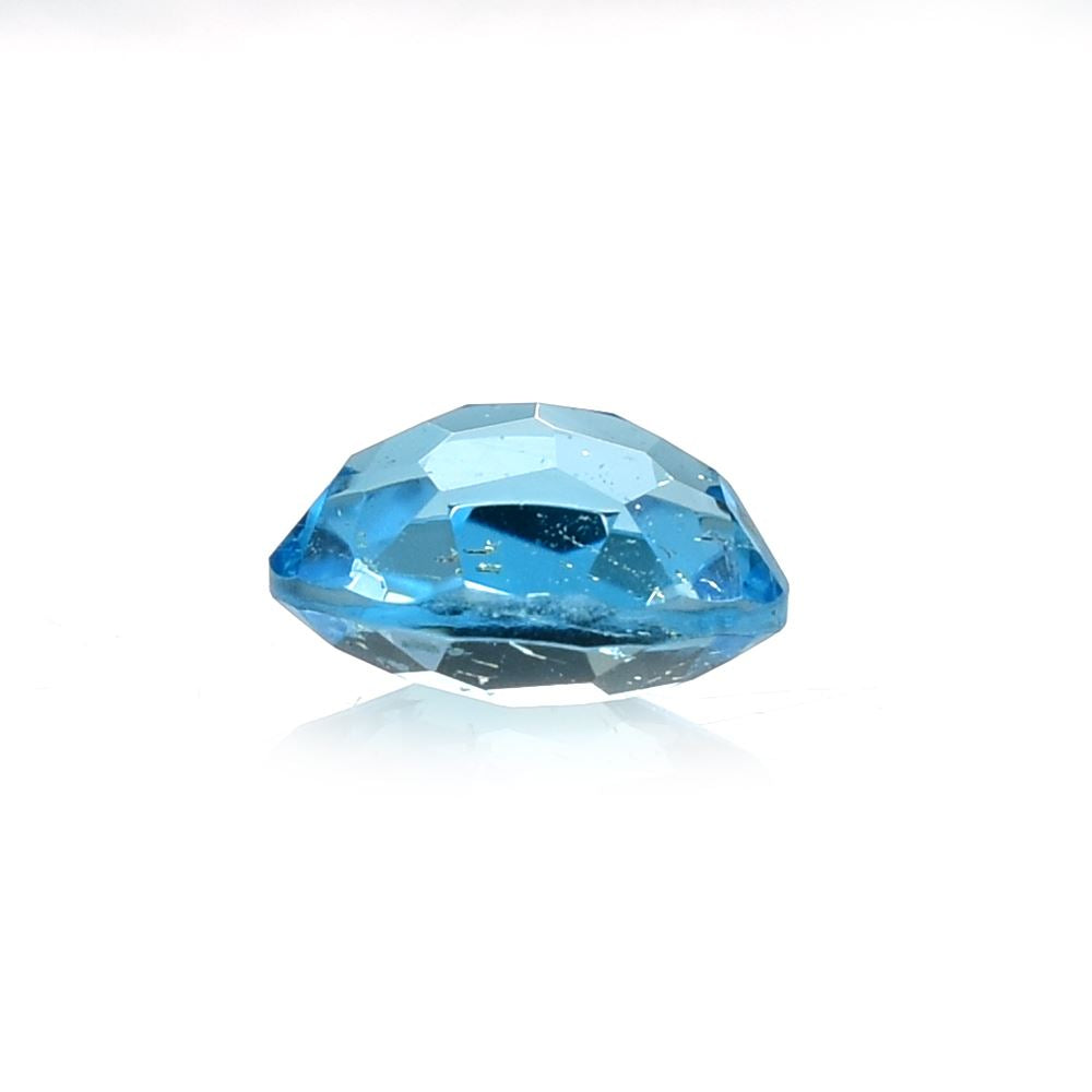 SWISS BLUE TOPAZ CUT OVAL (BABY SWISS BLUE/CLEAN) 8.00X6.00MM 1.50 Cts.