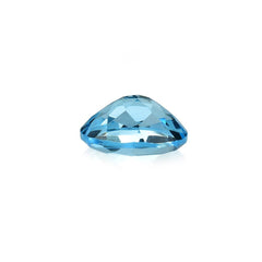 SWISS BLUE TOPAZ CUT OVAL (BABY SWISS/CLEAN) 12.00X10.00MM 5.67 Cts.