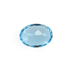 SWISS BLUE TOPAZ CUT OVAL (NORMAL/CLEAN) 7.00X5.00MM 0.85 Cts.