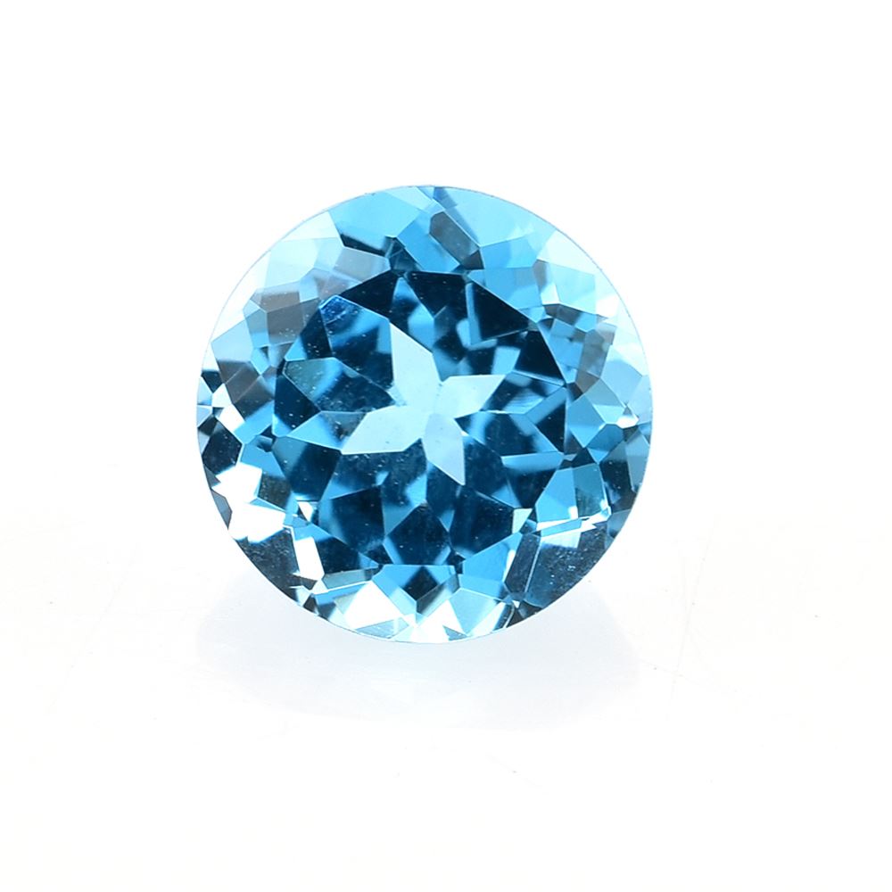 SWISS BLUE TOPAZ CUT ROUND (NORMAL/CLEAN) 7.00X7.00 MM 1.60 Cts.