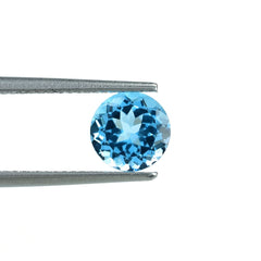 SWISS BLUE TOPAZ CUT ROUND (NORMAL/CLEAN) 7.00X7.00 MM 1.60 Cts.