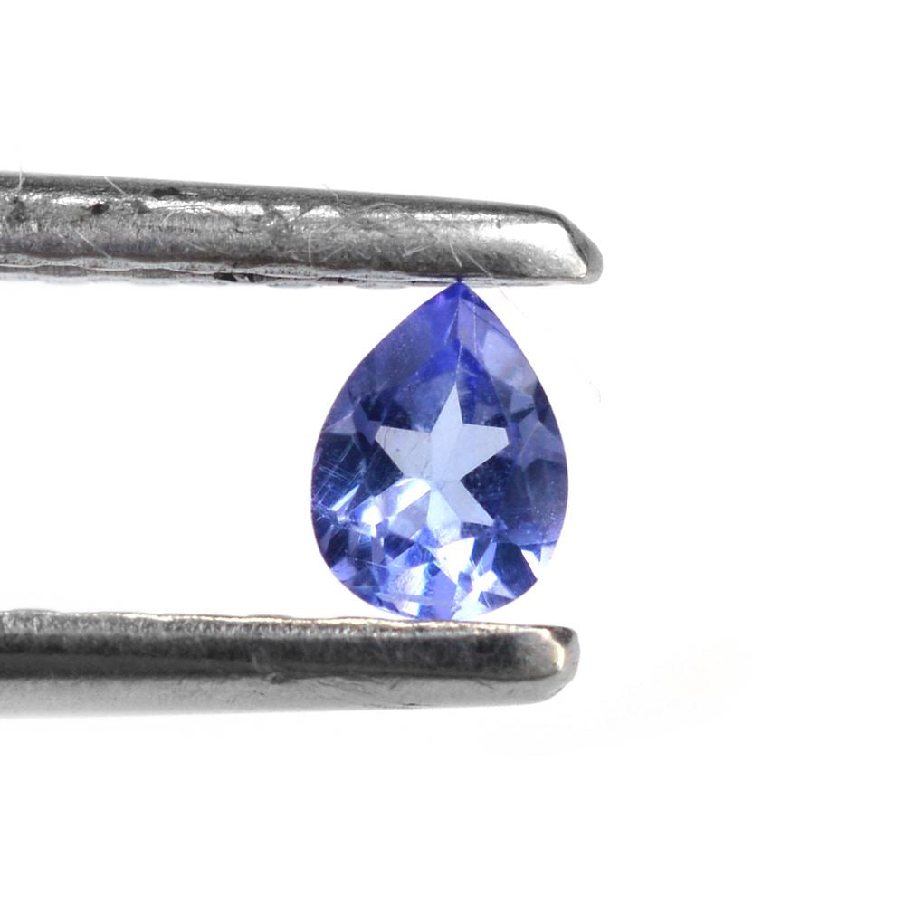 TANZANITE CUT PEAR (AAA) 4X3MM 0.17 Cts.