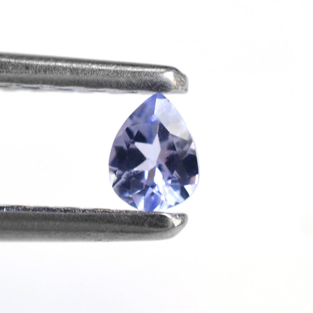 TANZANITE CUT PEAR (A) 4X3MM 0.15 Cts.