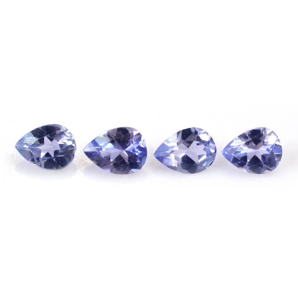 TANZANITE CUT PEAR (A) 4X3MM 0.15 Cts.