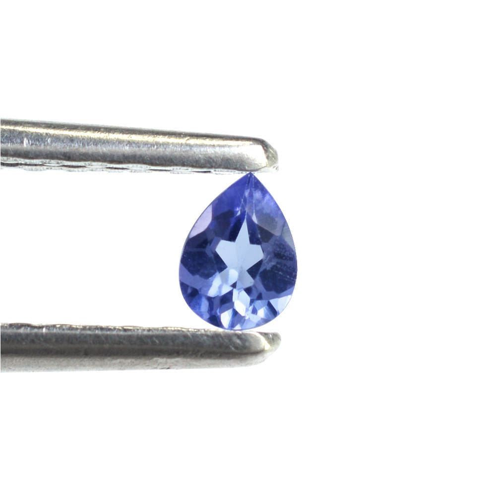 TANZANITE CUT PEAR (AA/SI) 4X3MM 0.16 Cts.