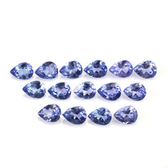TANZANITE CUT PEAR (AA/SI) 4X3MM 0.16 Cts.