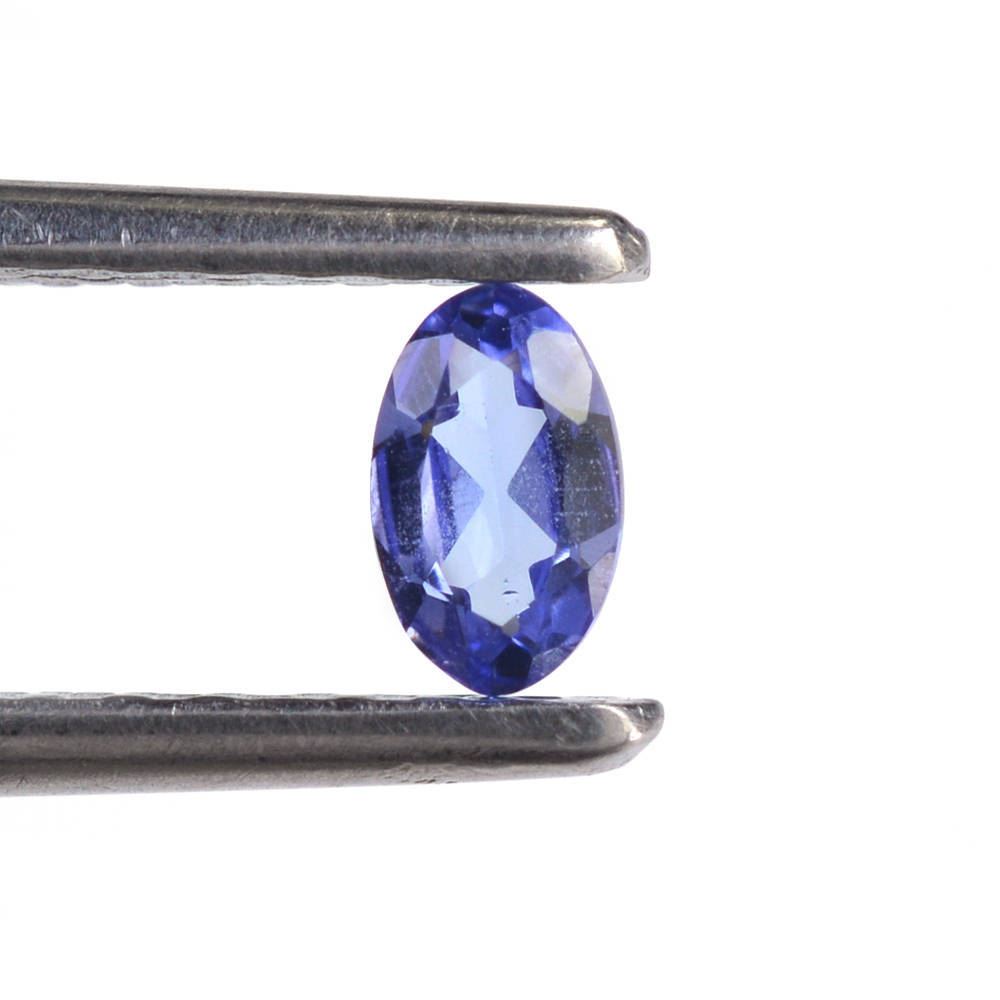 TANZANITE CUT OVAL (A/SI) 5X3MM 0.22 Cts.