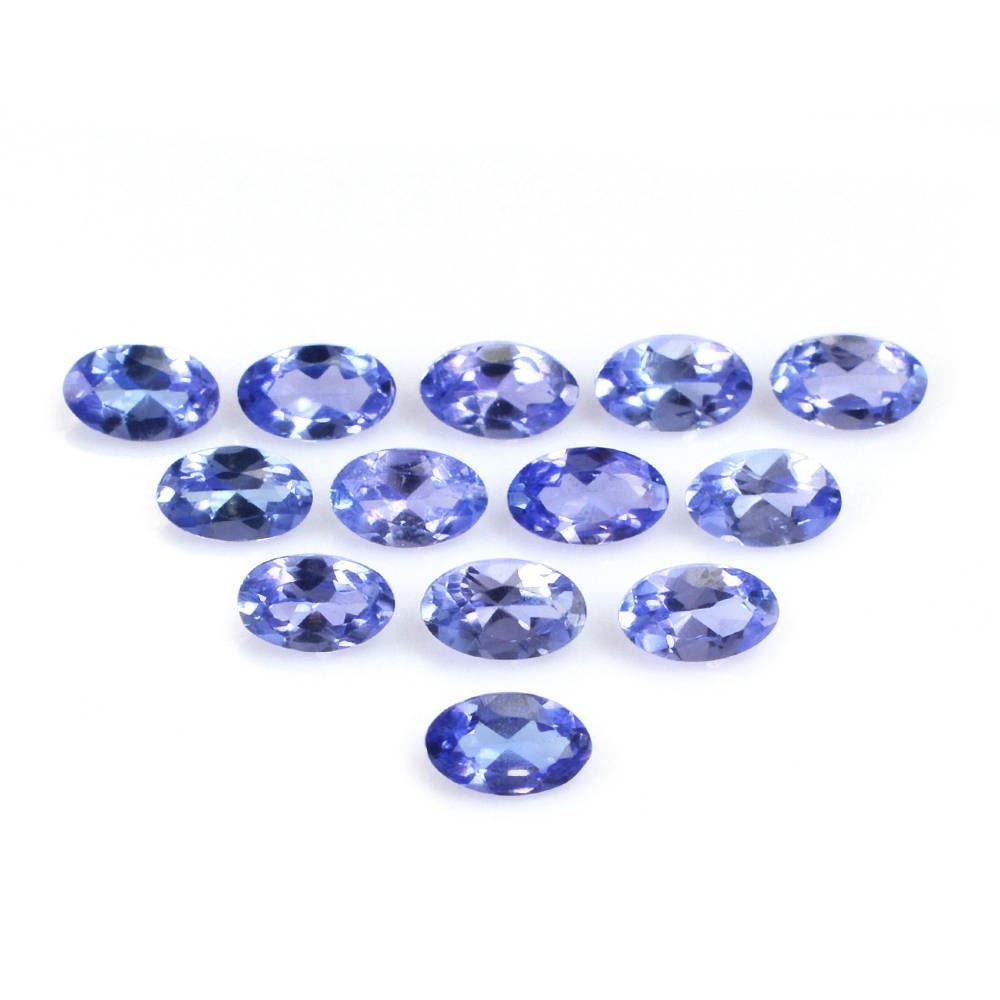 TANZANITE CUT OVAL (A/SI) 5X3MM 0.22 Cts.