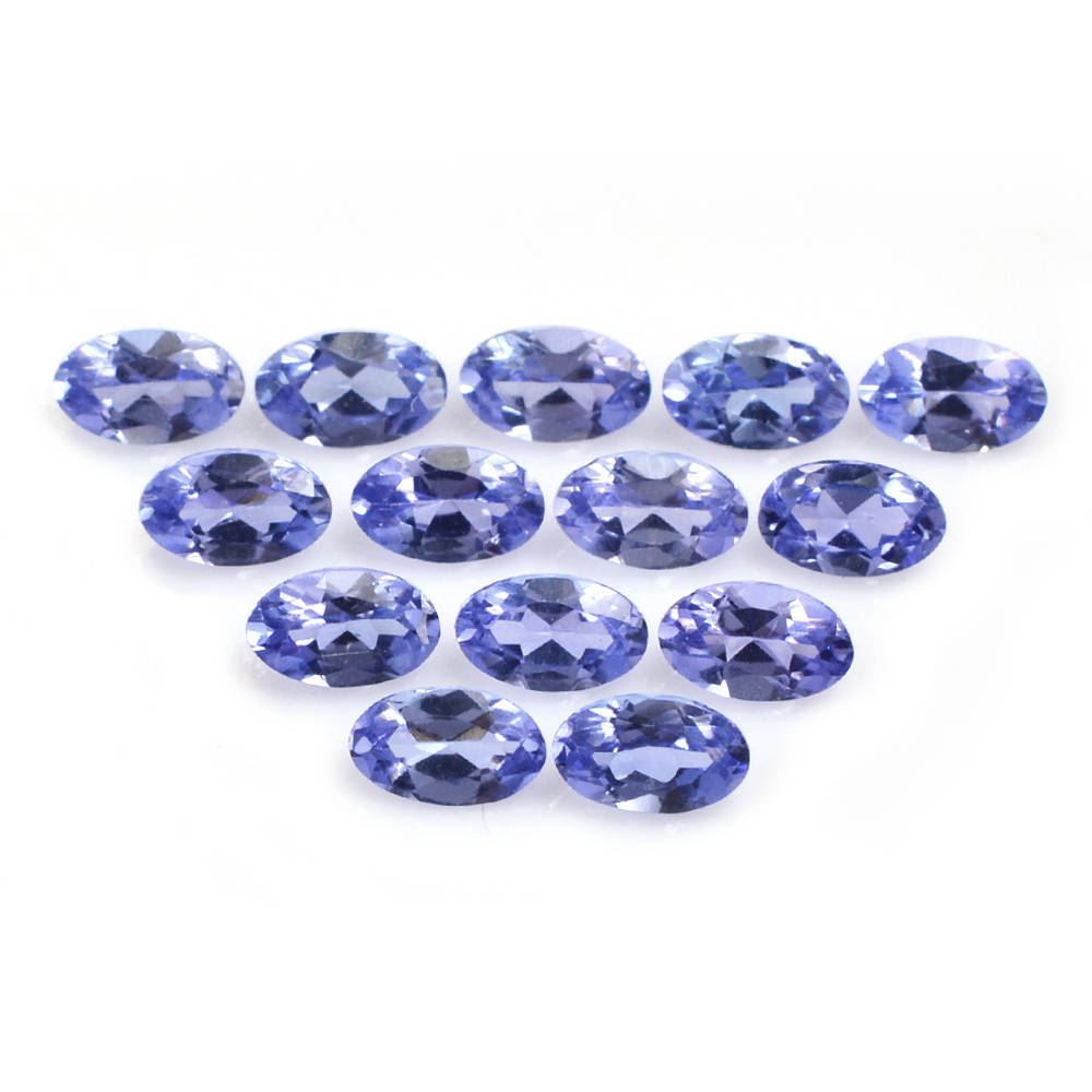 TANZANITE CUT OVAL (AA/SI) 5X3MM 0.25 Cts.
