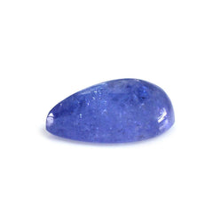 MILKY TANZANITE PLAIN PEAR CAB 10X7MM 2.33 Cts.