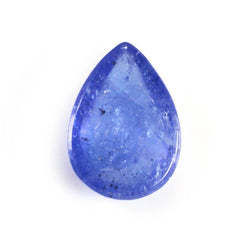 MILKY TANZANITE PLAIN PEAR CAB 10X7MM 2.33 Cts.