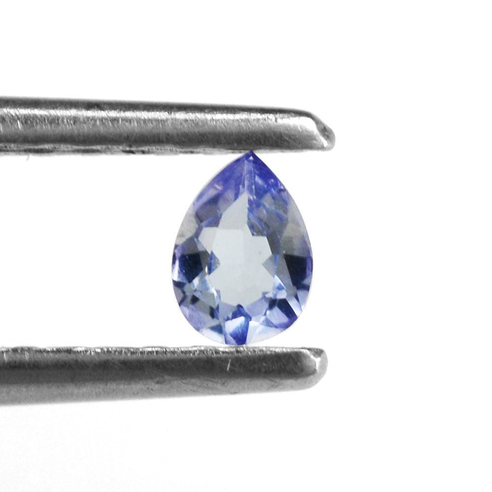 TANZANITE CUT PEAR (A) 4X3MM 0.14 Cts.