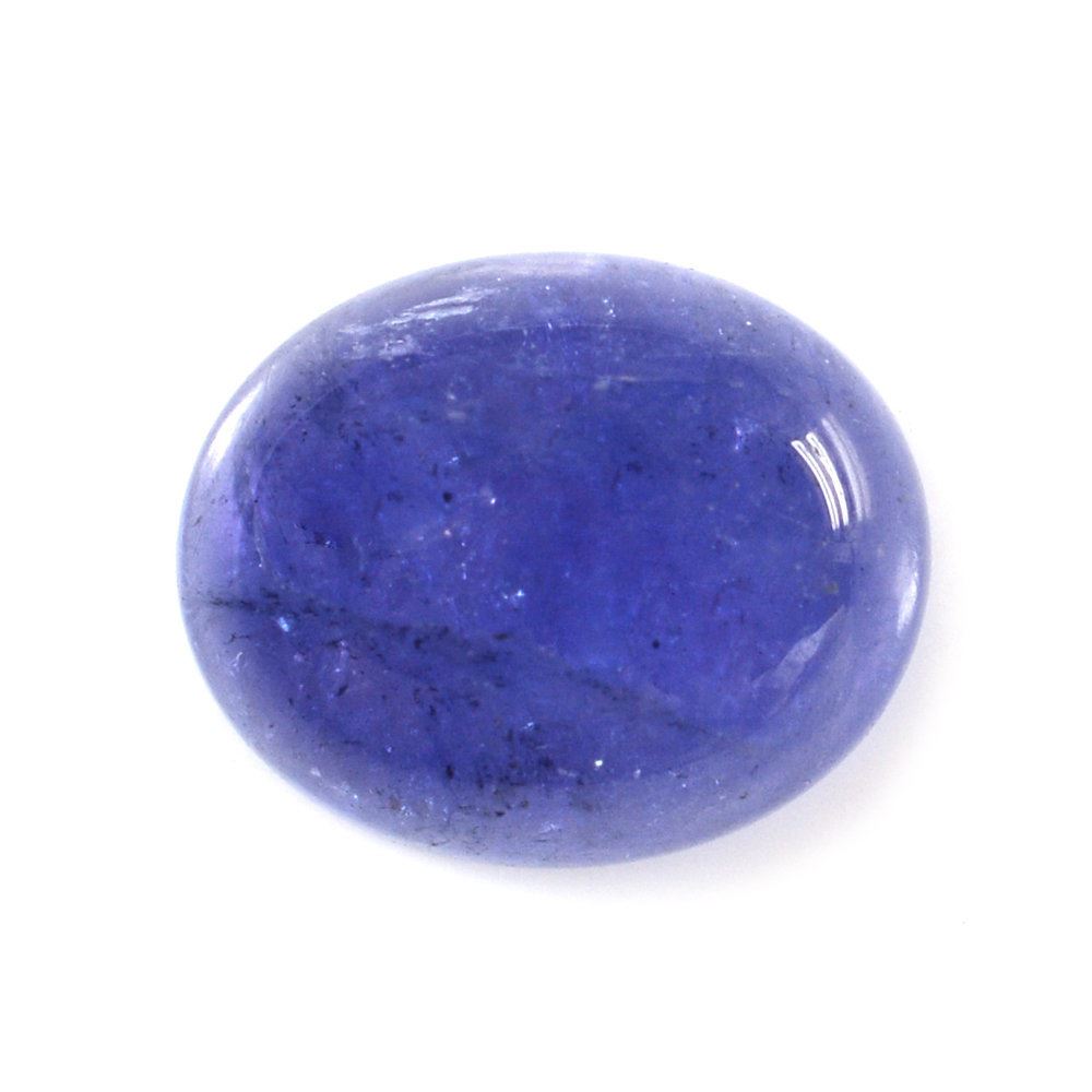 TANZANITE OVAL CAB (MILKY) 11X9MM 4.45 Cts.