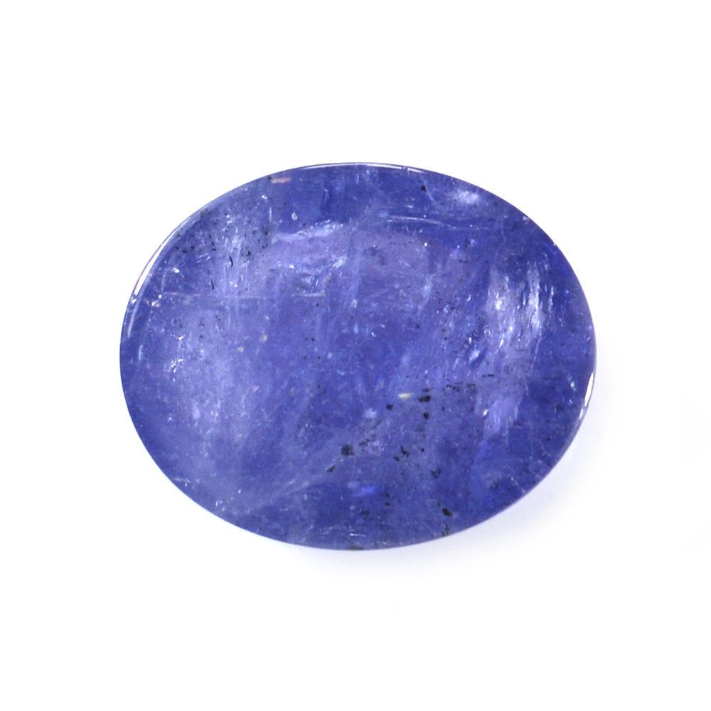 TANZANITE OVAL CAB (MILKY) 11X9MM 4.45 Cts.