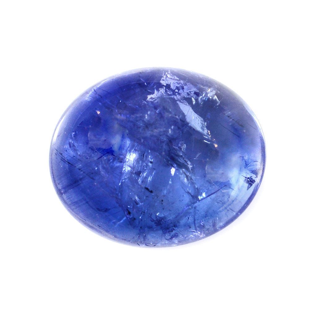 TANZANITE OVAL CAB (AAA/HI) 12X10MM 5.95 Cts.