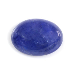 MILKY TANZANITE OVAL CAB 14X10MM 5.50 Cts.