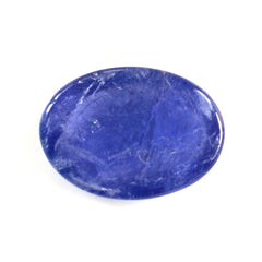 MILKY TANZANITE OVAL CAB 14X10MM 5.50 Cts.