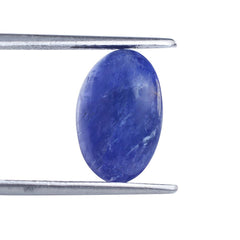 MILKY TANZANITE OVAL CAB 14X10MM 5.50 Cts.