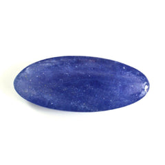 MILKY TANZANITE LONG OVAL CAB 28.50X11.50MM 17.44 Cts.